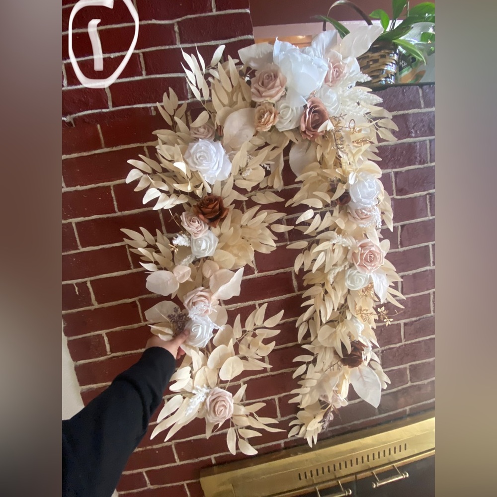 Faux Flower Garland by Lings Moments